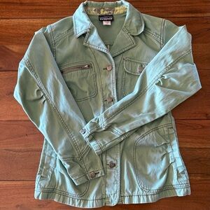 Patagonia Cotton Twill Jacket Sage Green Size M